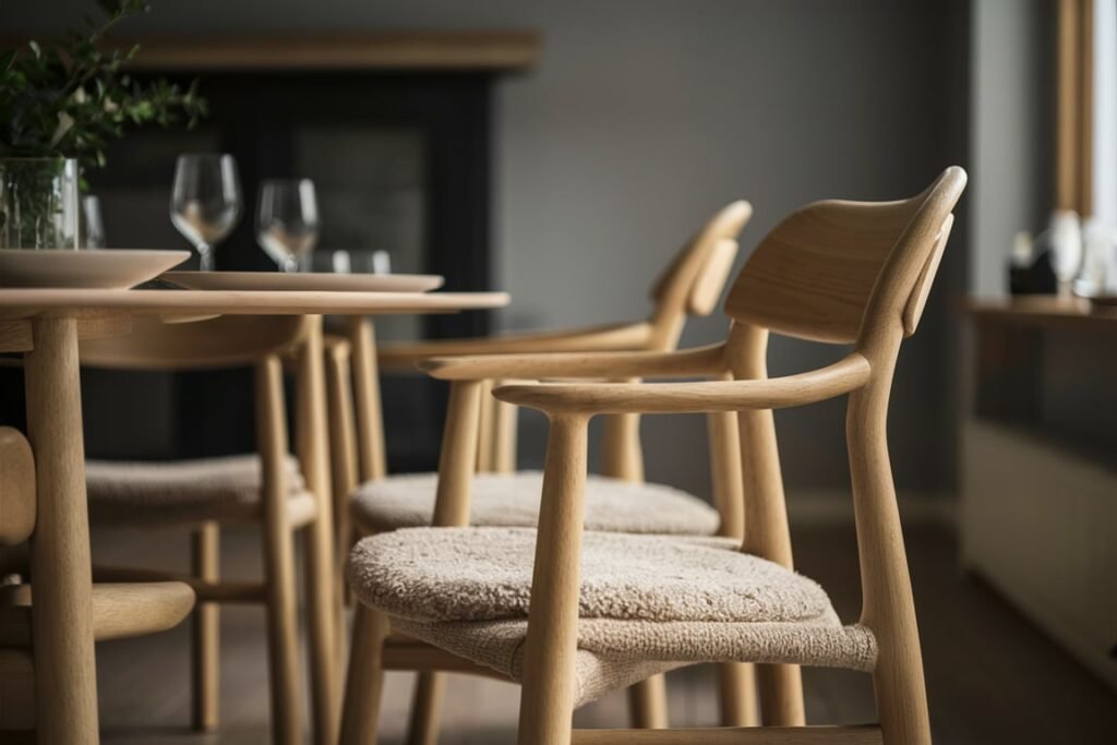 Ergonomic Scandinavian Dining Chair
