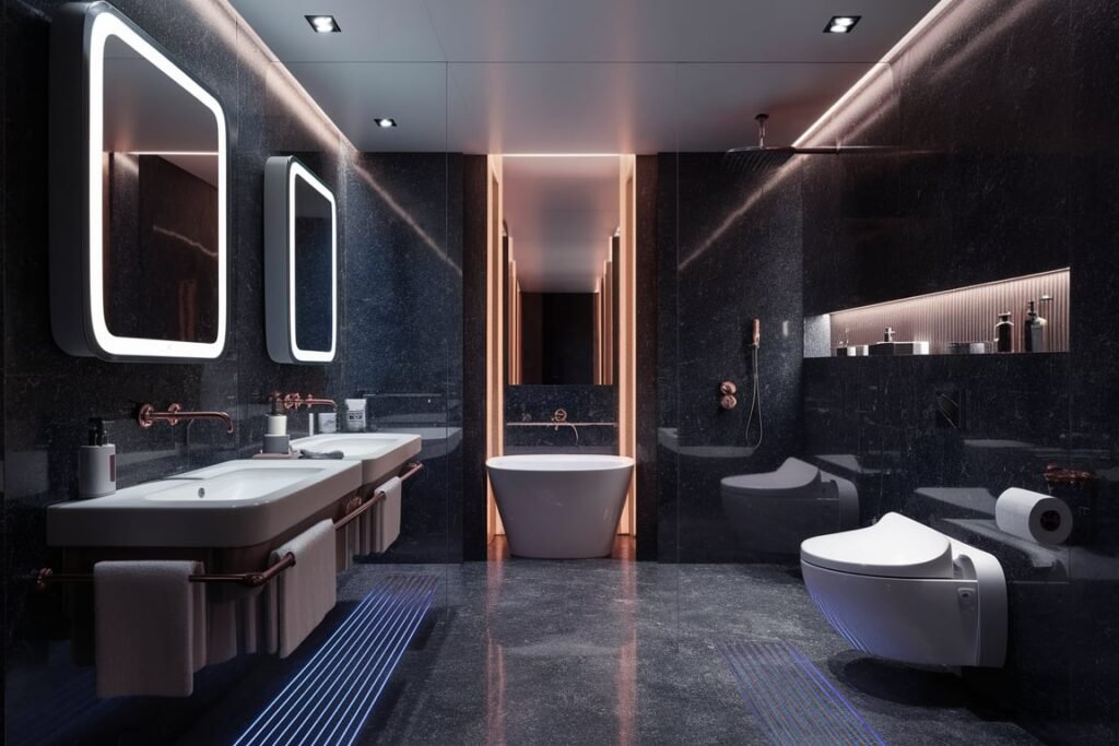 High-Tech Smart Bathroom Design