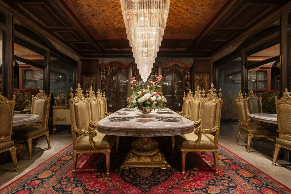 Opulent Marble and Gold