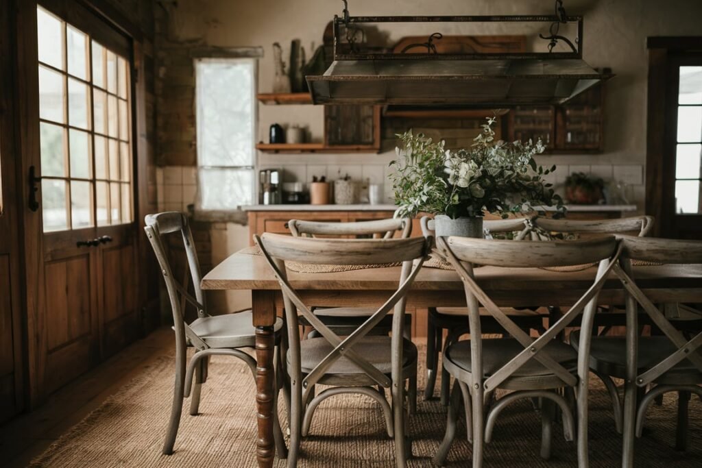 Rustic Farmhouse Dining Chair
