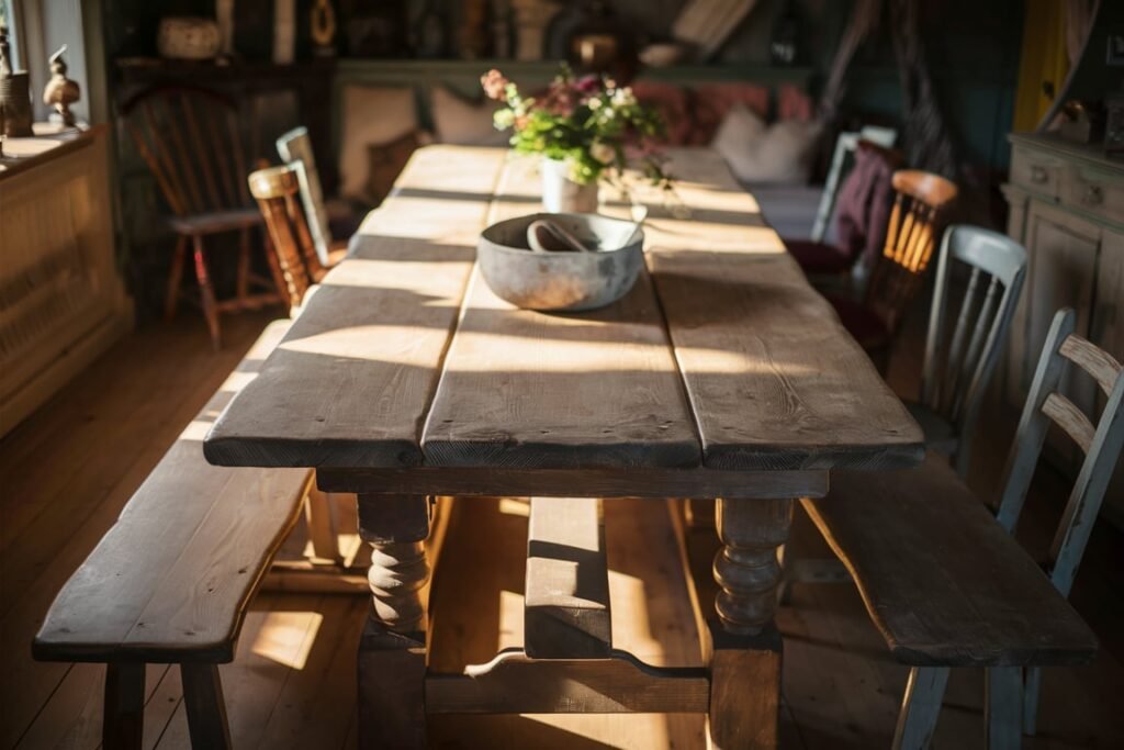 Rustic Farmhouse Dining Table