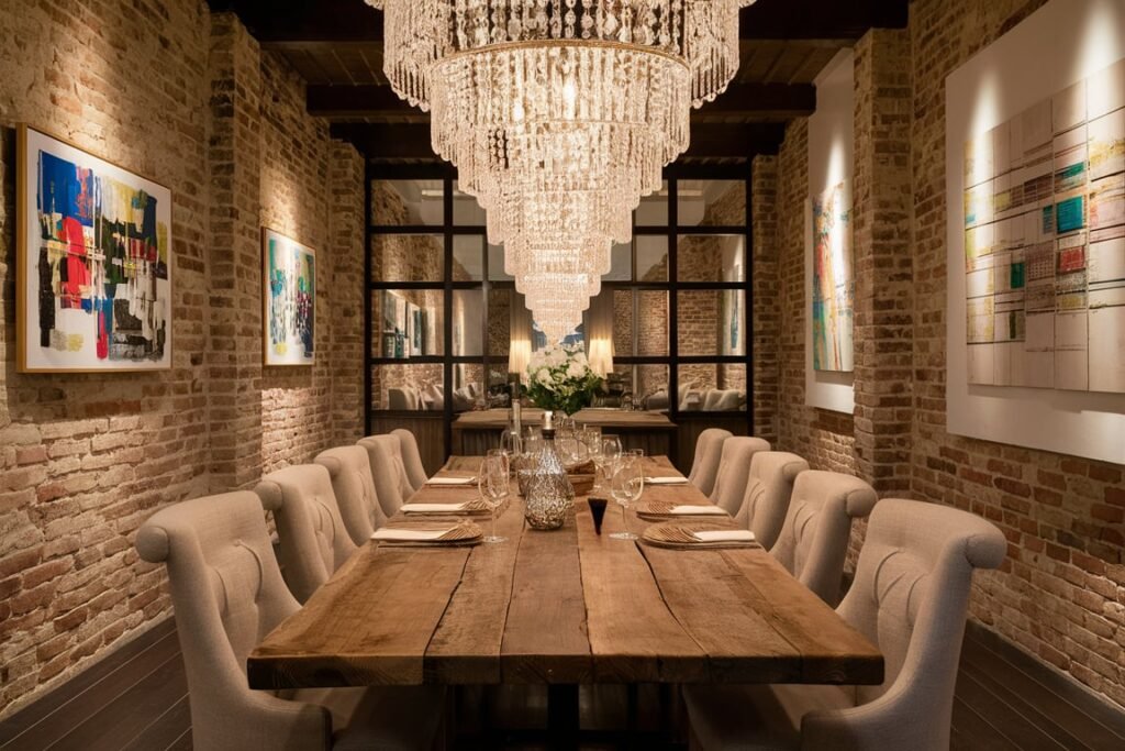 Rustic Glam Dining Room