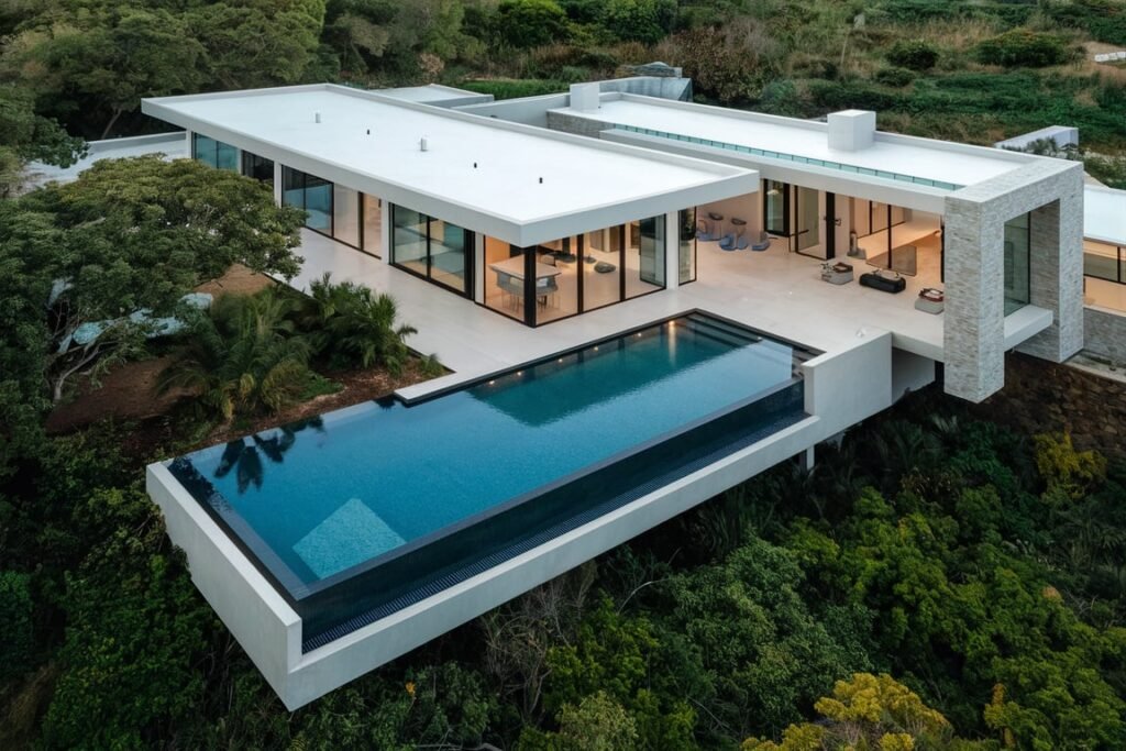  Sleek Modern Home with Infinity Pool
