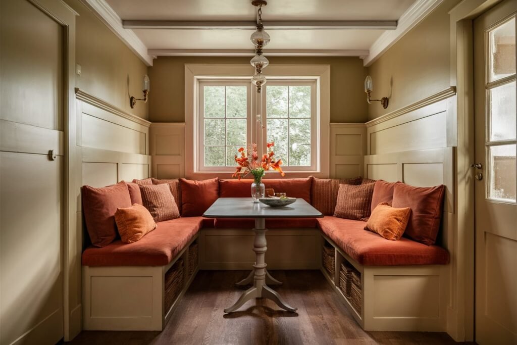 Small Dining Room with Banquette Seating
