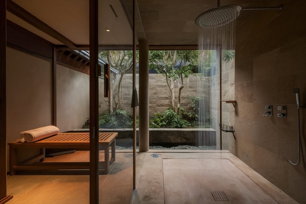 Spa-Inspired Retreat with Rainfall Shower