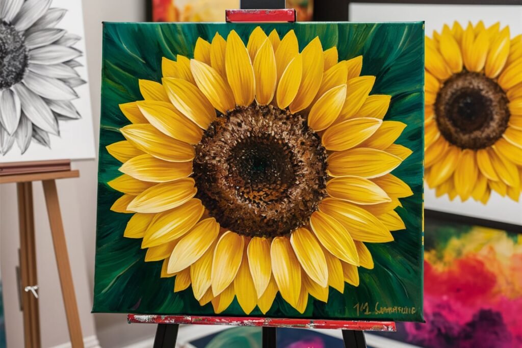 Blooming Sunflowers