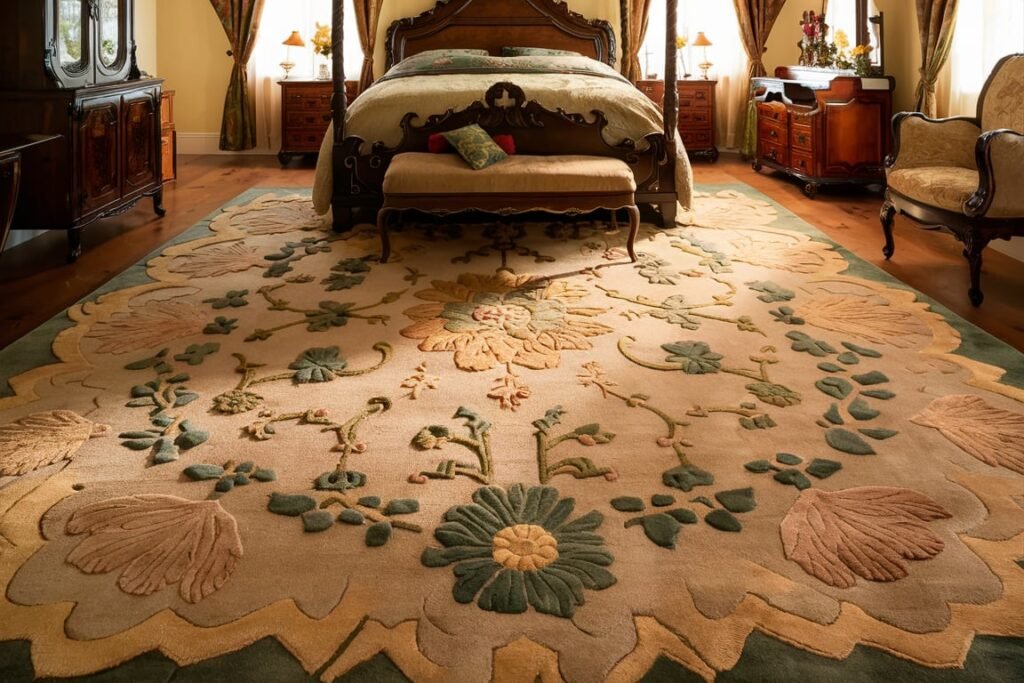 Hand-Tufted Rug for Traditional Elegance