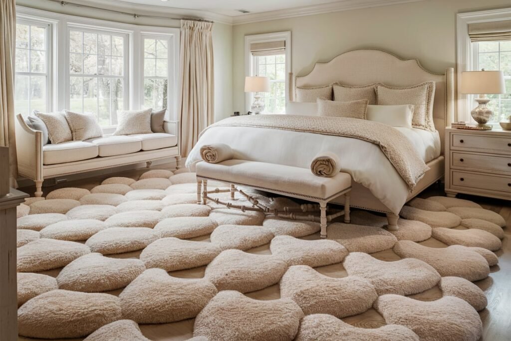  Luxurious Cream Oversized Rug for Spacious Elegance
