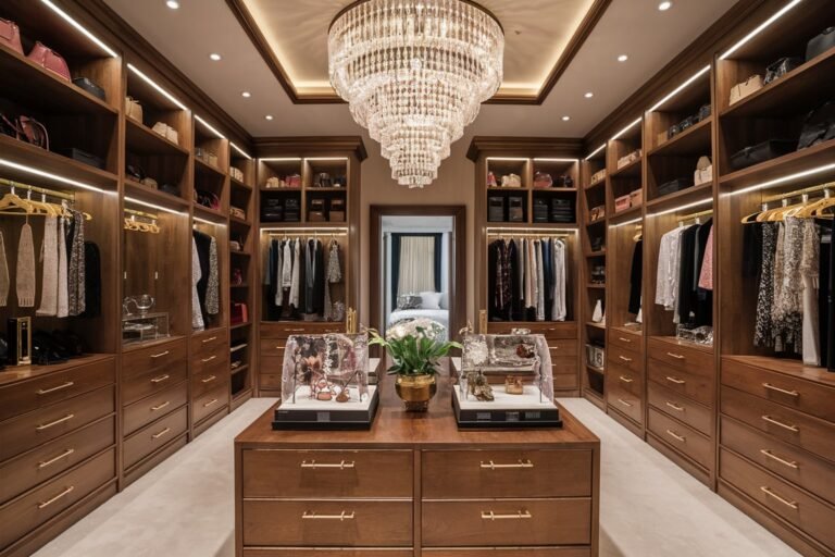 Luxurious Walk-In Wardrobe