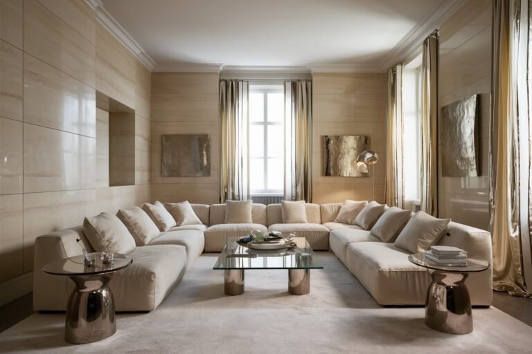 Modern Elegance in Beige and Cream