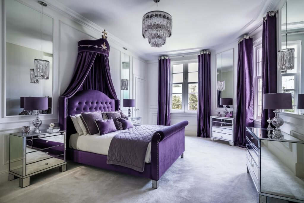 Modern Royal Purple Oasis