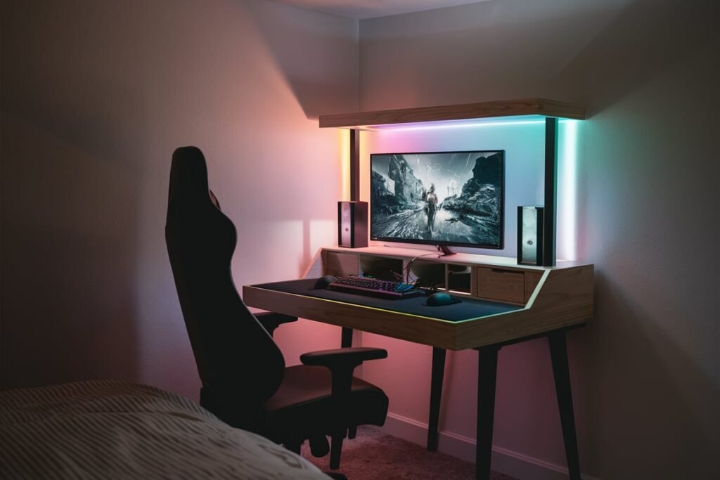 Pastel Pink Gaming Paradise
