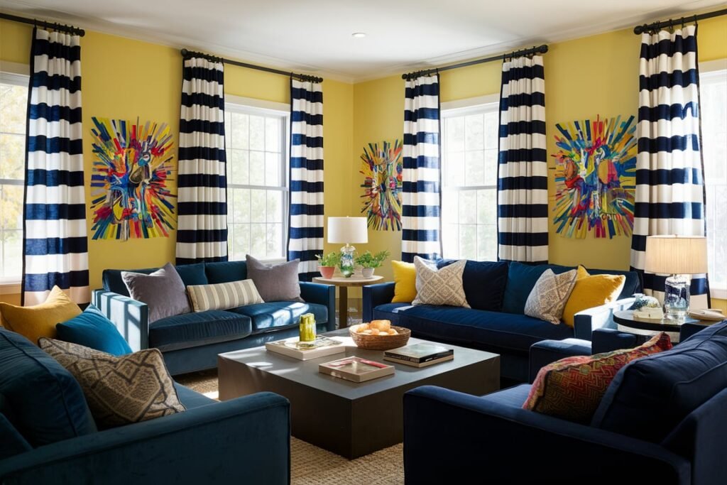 Playful Brightness with Yellow and Blue