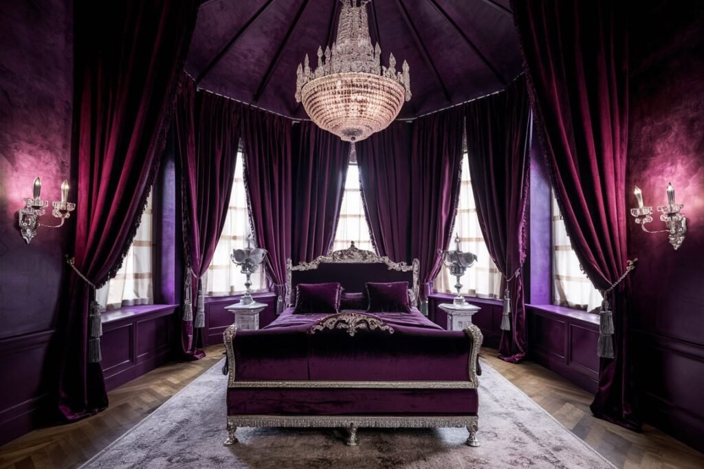 Purple and Gold Majestic Grandeur