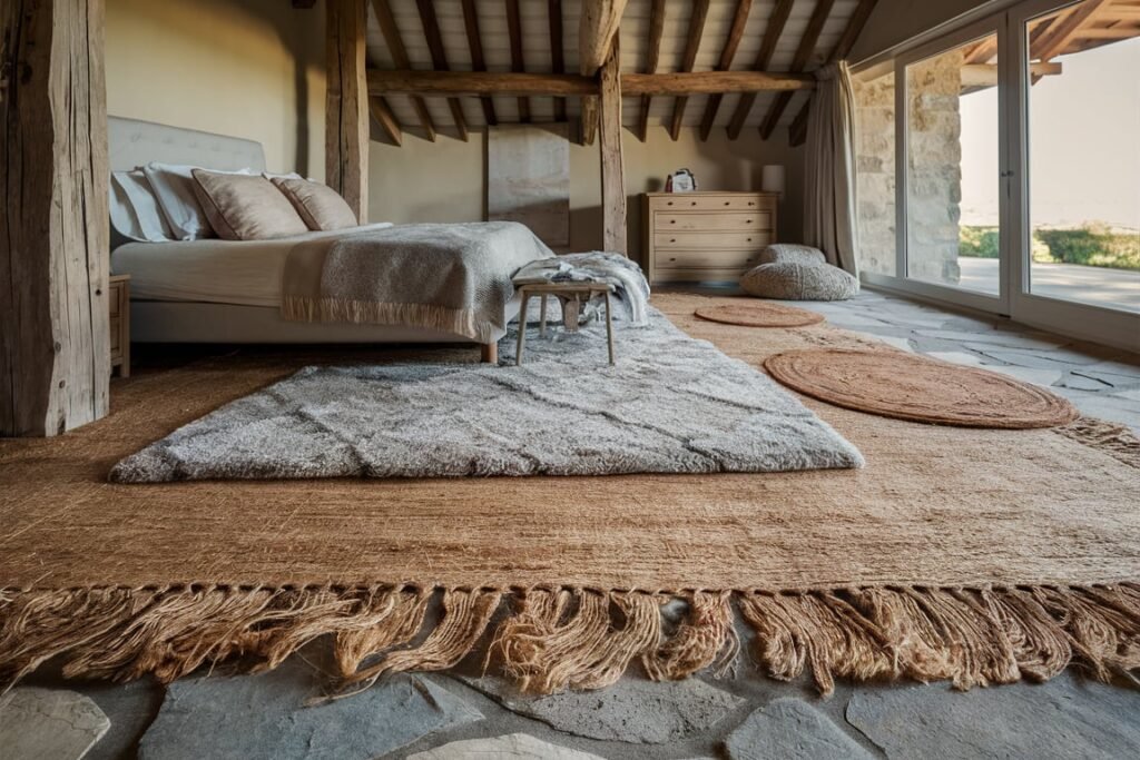 Rustic Jute Oversized Rug for Natural Aesthetics
