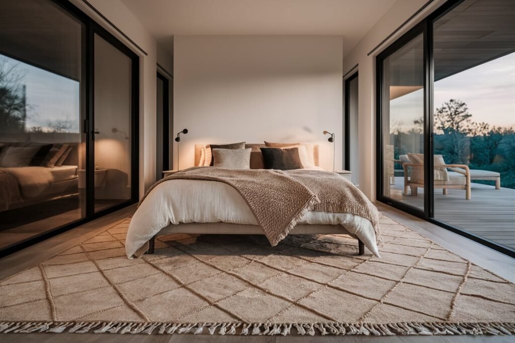  Scandinavian Beige Oversized Rug for Minimalist Comfort
