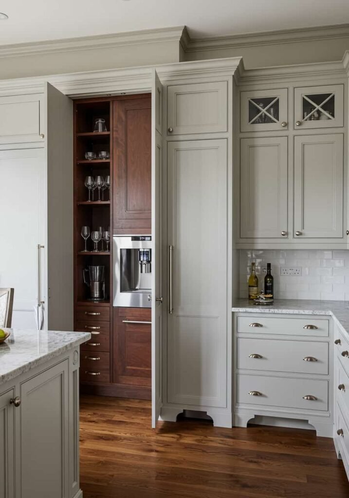  Luxury Kitchen with a Hidden Butler’s Pantry
