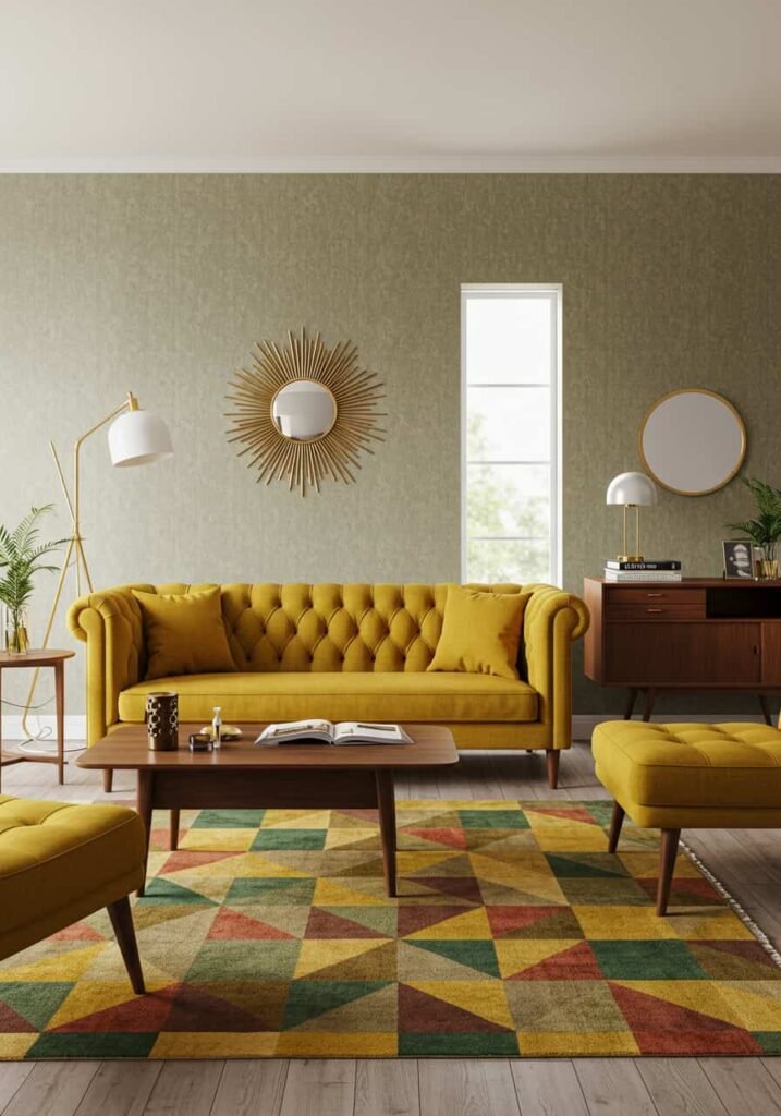 Mid-Century Modern Living Room
