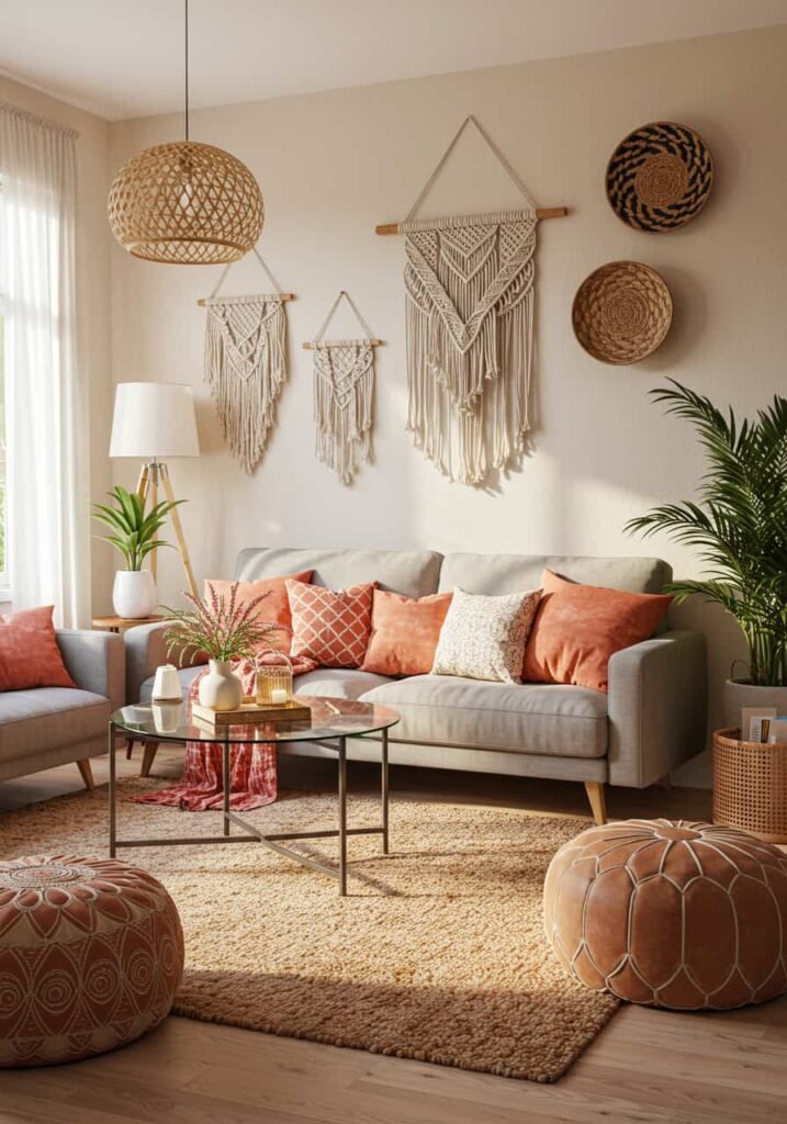 Modern Boho Living Room
