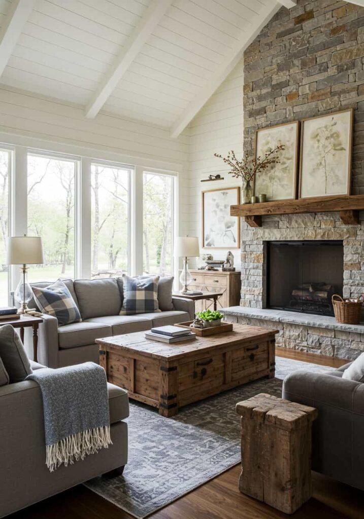 Modern Farmhouse Living Room
