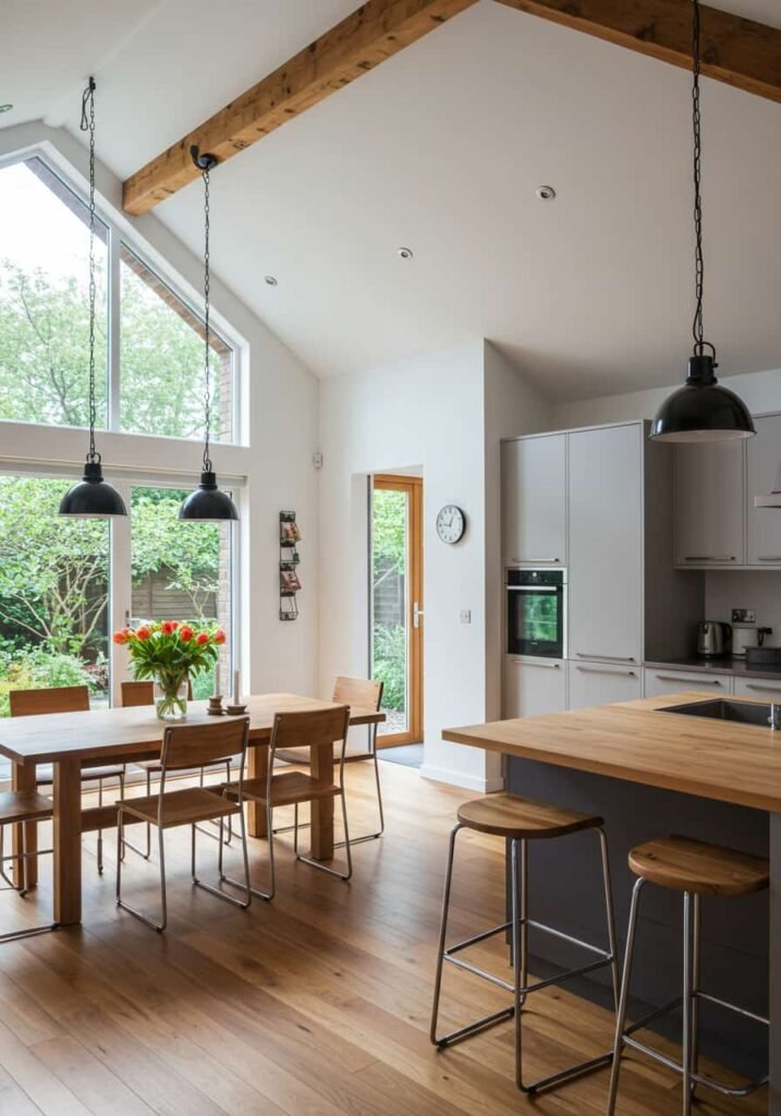 Open-Concept Kitchen with Dining Area
