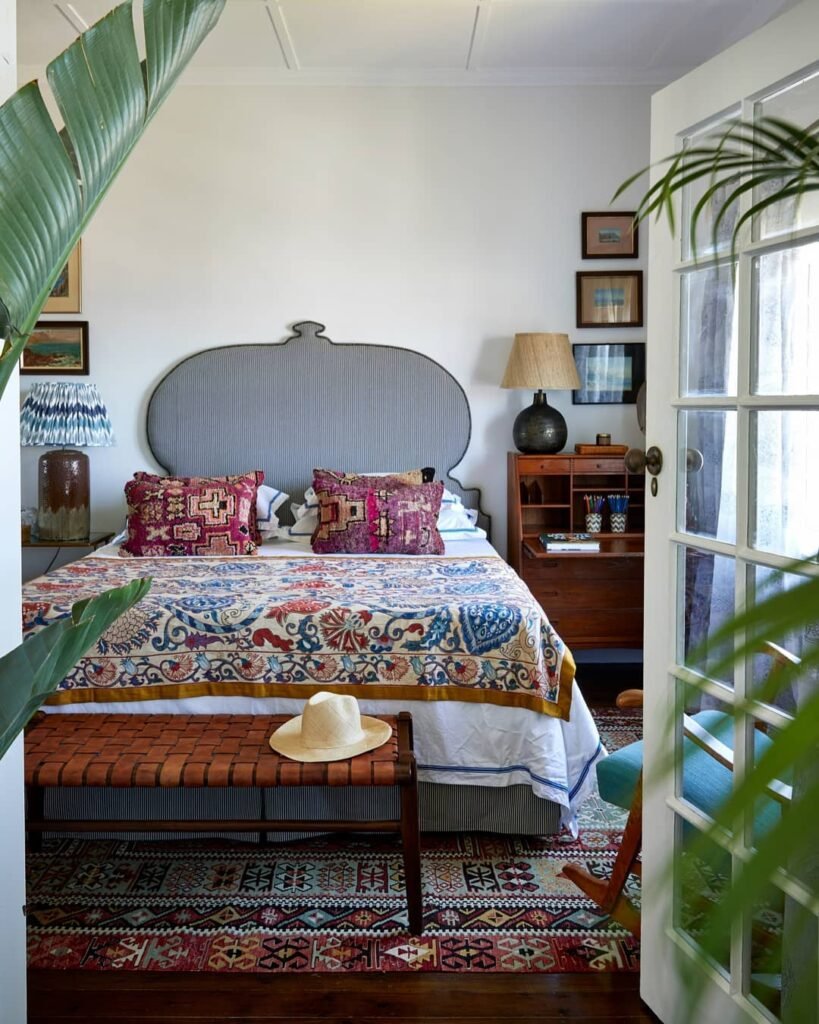 Bohemian Retreat Eclectic and Cozy Bedroom
