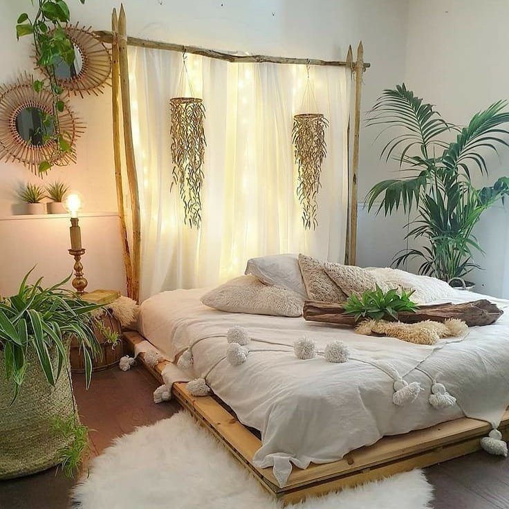 Boho Jungle Bedroom A Nature-Inspired Sanctuary
