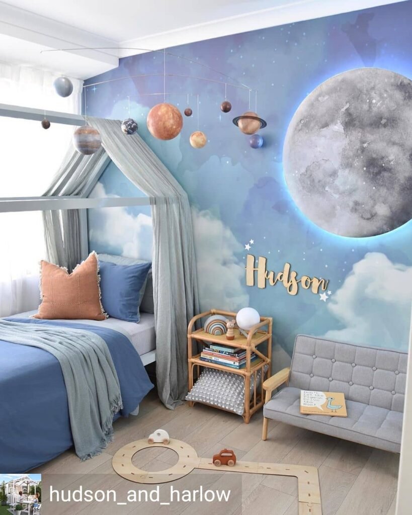 Celestial Dreamscape Kids' Room
