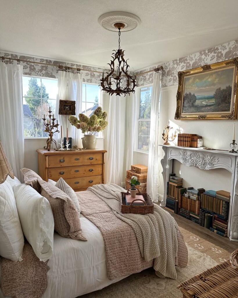 Charming Vintage-Inspired Bedroom

