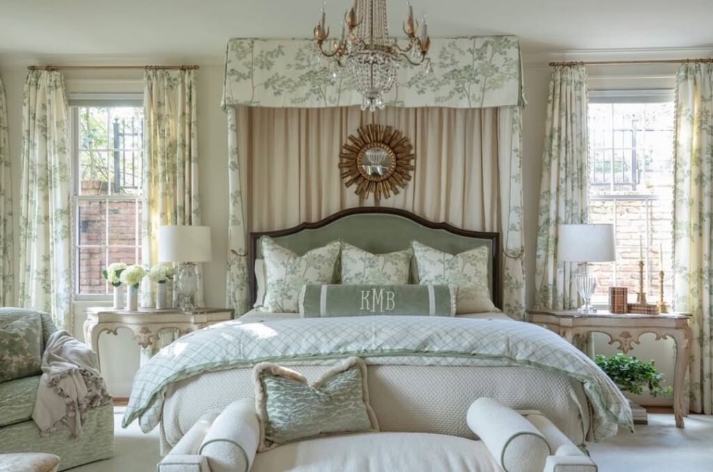 Classic Elegance French Country-Inspired Bedroom
