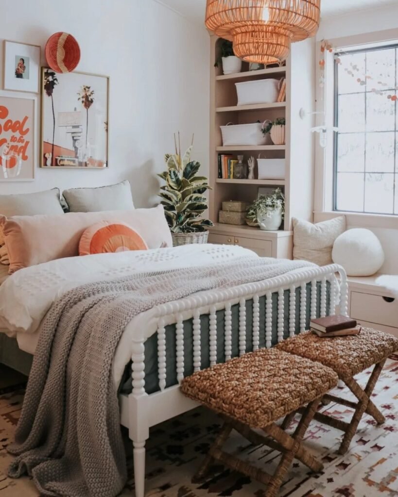 Cozy Boho Retreat with Earthy Tones
