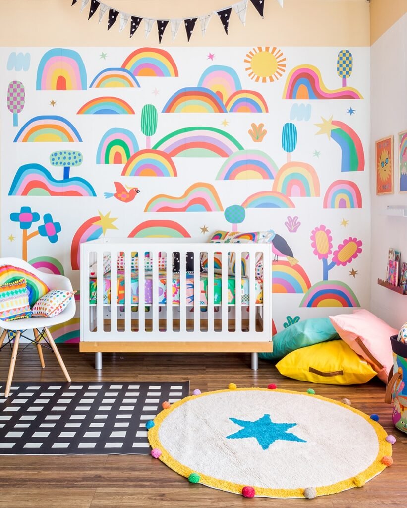 Eclectic Kids Room Ideas A Rainbow Dream Nursery
