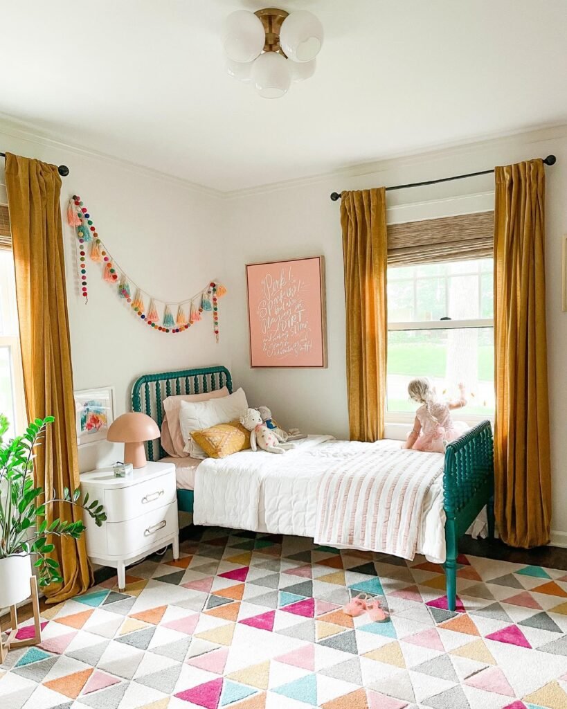 Eclectic Kids Room Ideas Soft Elegance with Playful Touches
