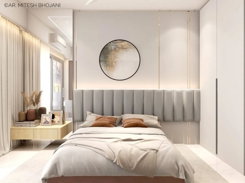 Elegant Minimalist Bedroom with Soft Neutrals
