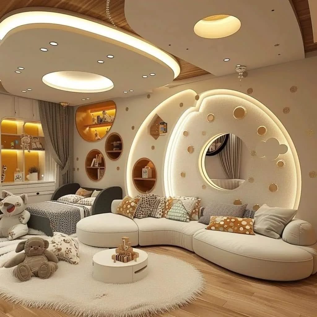 Futuristic Space-Themed Kids' Bedroom
