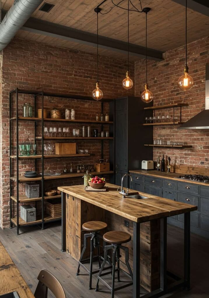 Industrial Loft Kitchen
