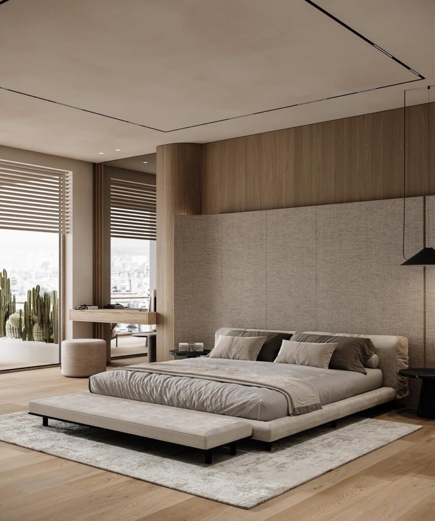 Minimalist Elegance A Luxurious Modern Master Bedroom
