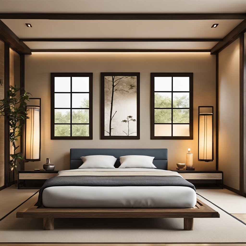 Minimalist Japanese Zen Bedroom
