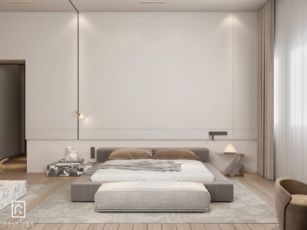 Minimalist Luxury Master Bedroom Design
