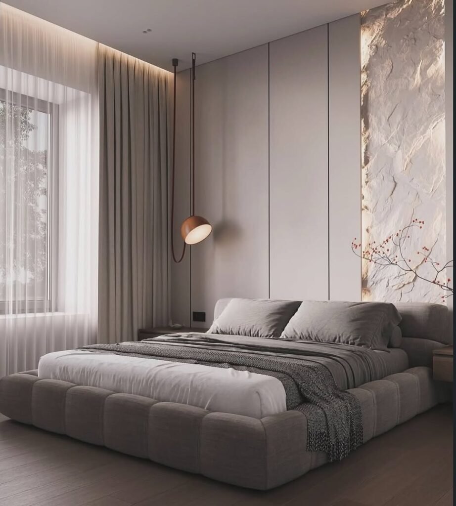 Minimalist Serenity A Soft and Earthy Master Bedroom
