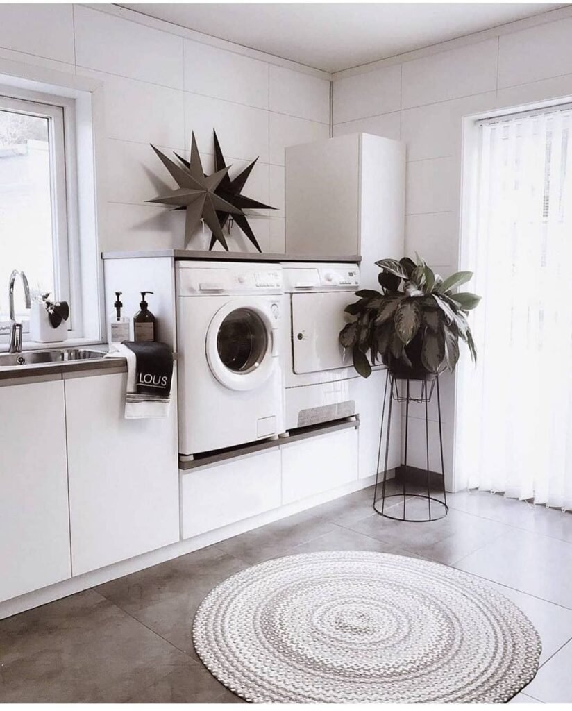 Minimalist and Modern Laundry Room