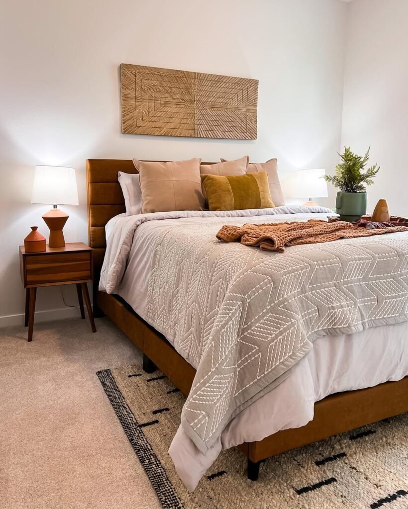 Modern Boho Bedroom A Warm and Earthy Retreat
