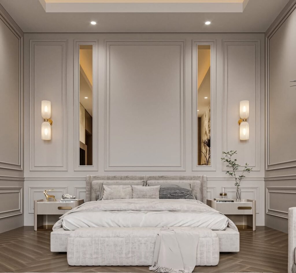 Modern Classic Elegance Sophisticated Neutral Bedroom