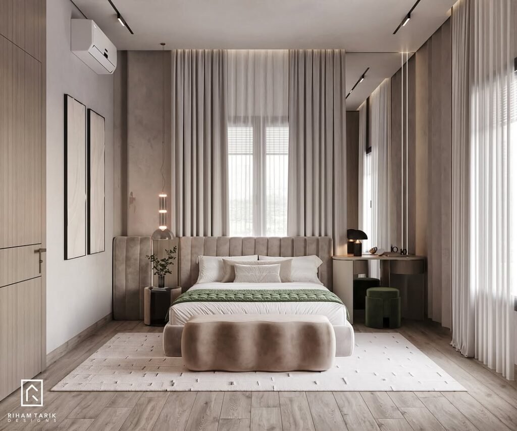 Modern Elegance A Serene and Stylish Master Bedroom