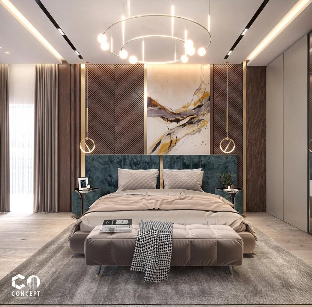 Modern Luxury A Sophisticated Master Bedroom Design
