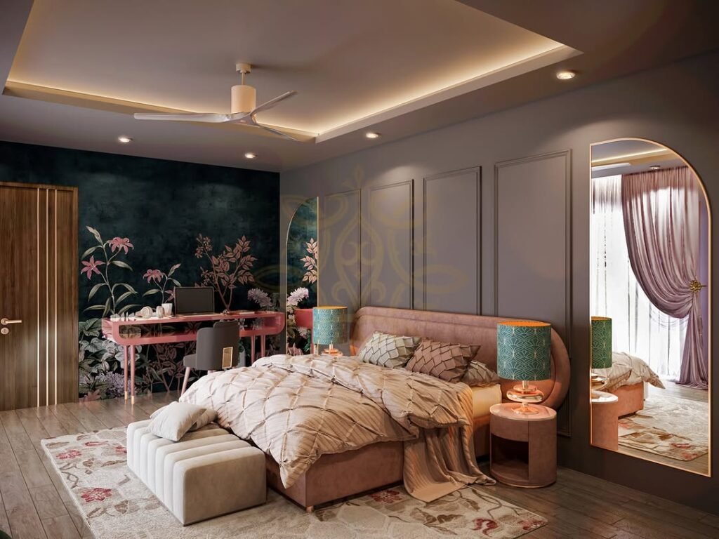 Modern Luxury Bedroom Ideas Feminine Elegance with a Touch of Nature
