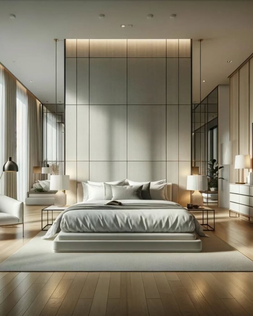 Modern Luxury Bedroom Ideas Minimalist Elegance with Warm Tones
