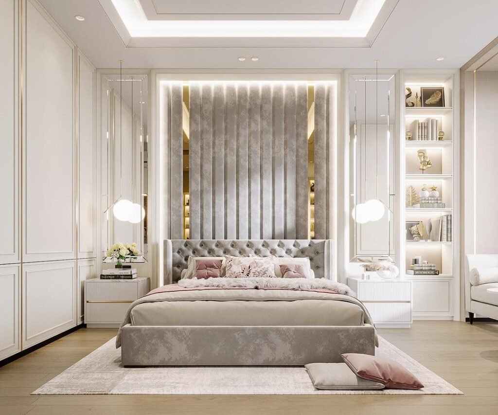 Modern Luxury Bedroom Ideas Soft Glam with Elegant Neutrals
