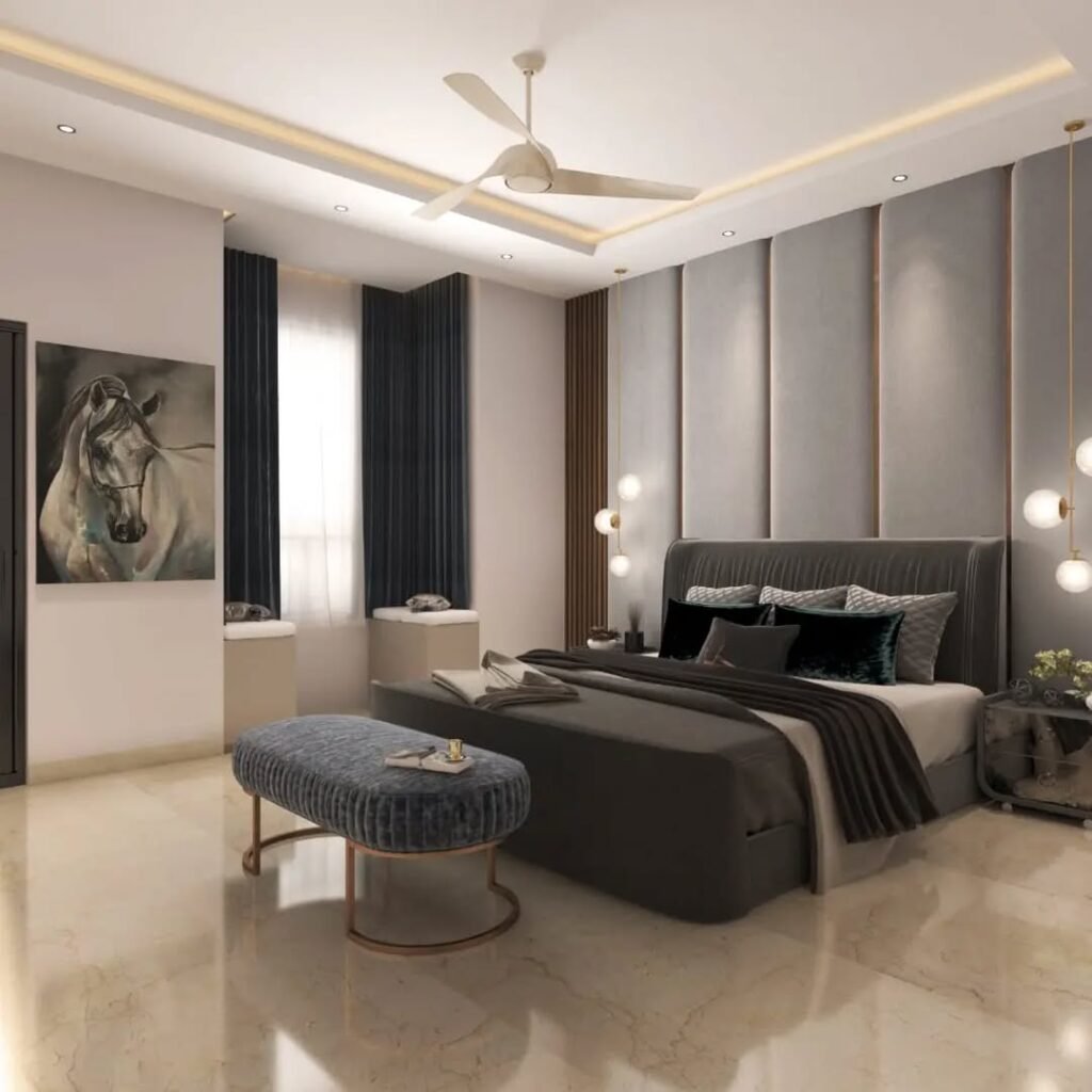 Modern Luxury Bedroom Ideas Sophisticated Comfort with a Dramatic Touch
