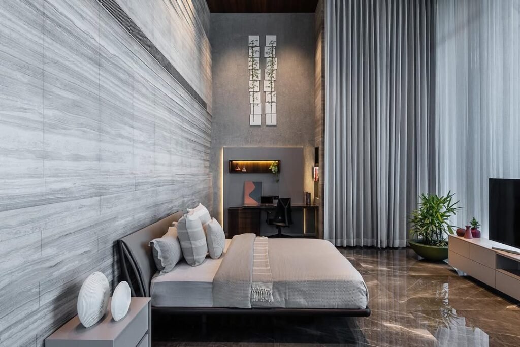 Modern Minimalist Bedroom A Sleek and Serene Retreat
